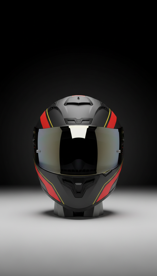 Aerodynamic High-Gloss Helmet