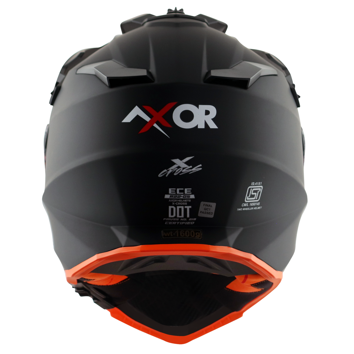 X-Cross DV Solid Black Orange (Matt)