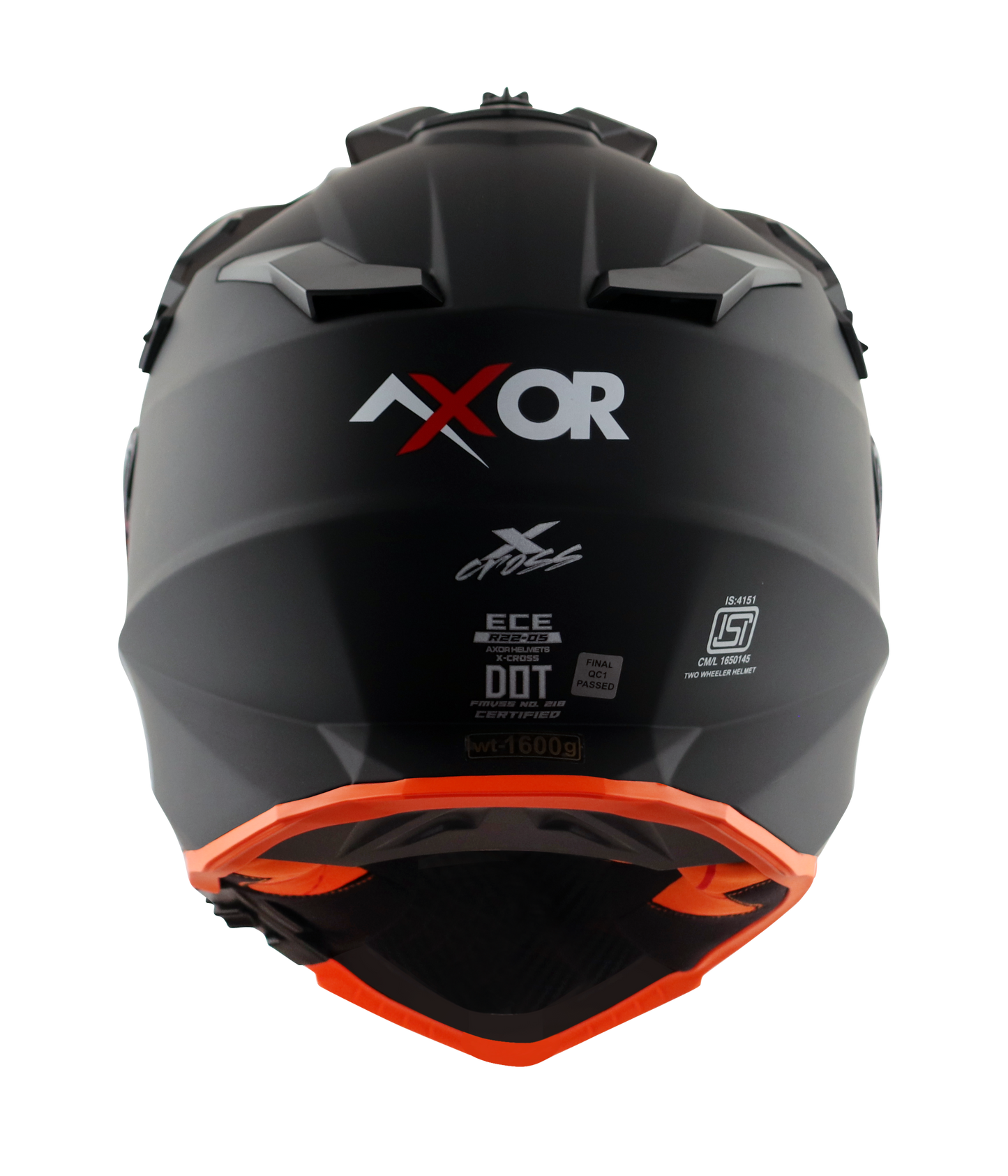 X-Cross DV Solid Black Orange (Matt)