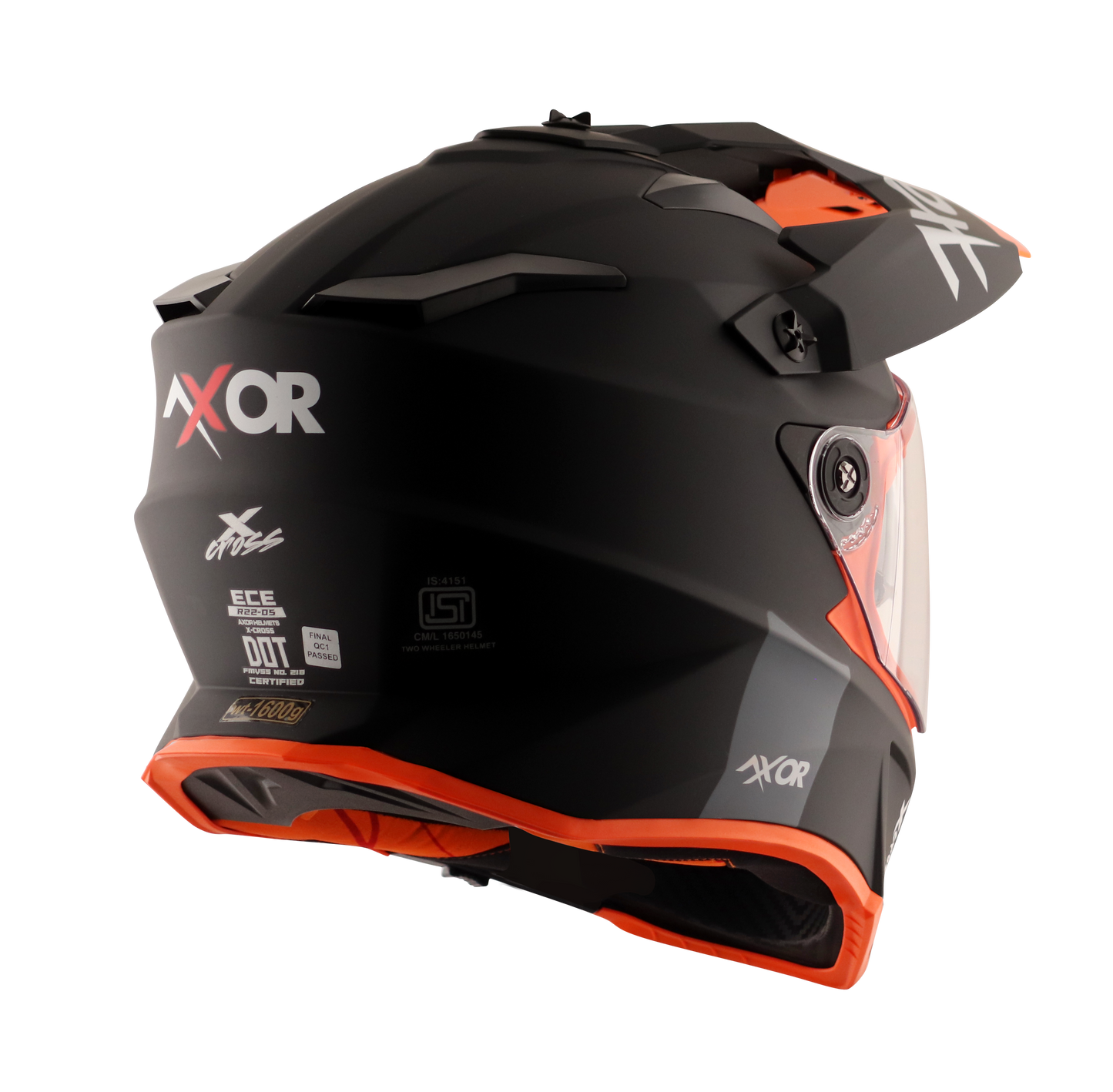 X-Cross DV Solid Black Orange (Matt)