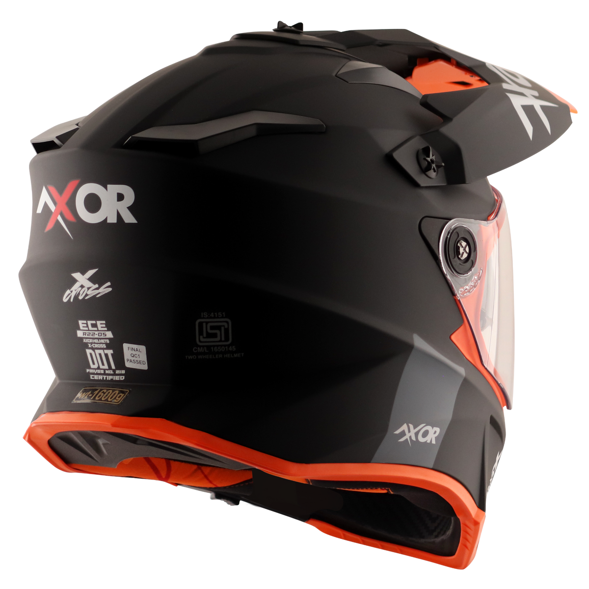X-Cross DV Solid Black Orange (Matt)