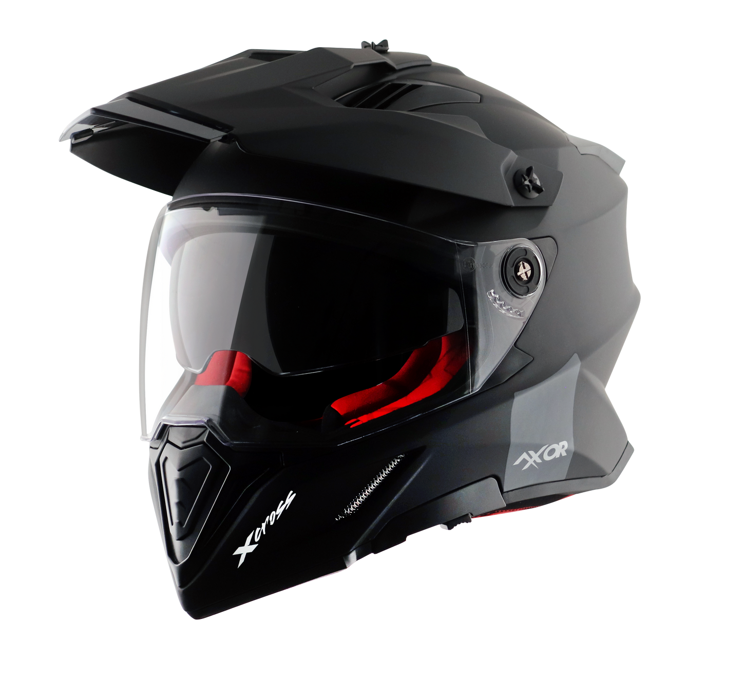 X-Cross DV Solid Black Red (Matt)