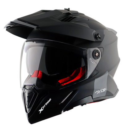 X-Cross DV Solid Black Red (Matt)
