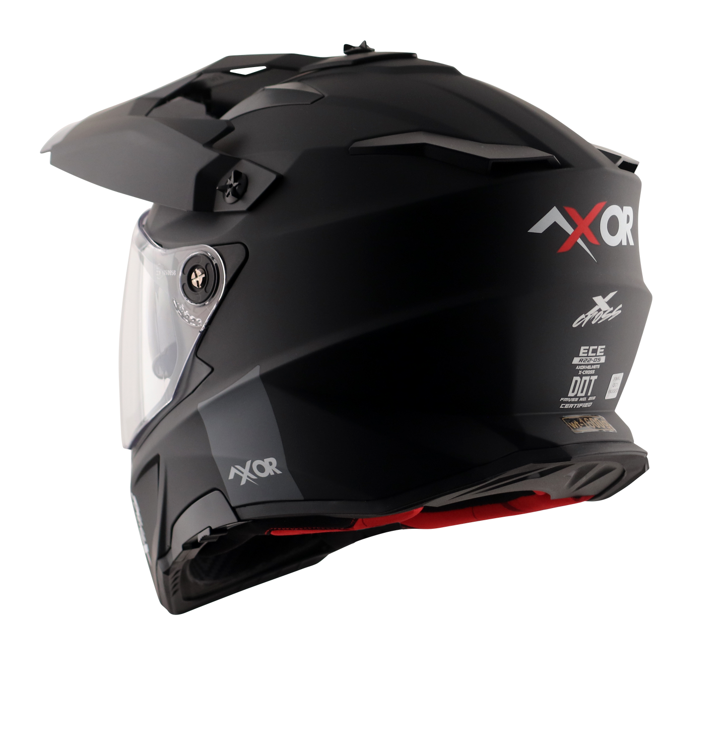 X-Cross DV Solid Black Red (Matt)