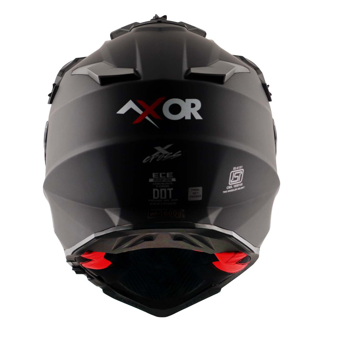 X-Cross DV Solid Black Red (Matt)