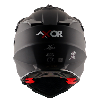 X-Cross DV Solid Black Red (Matt)