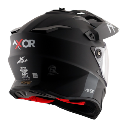 X-Cross DV Solid Black Red (Matt)