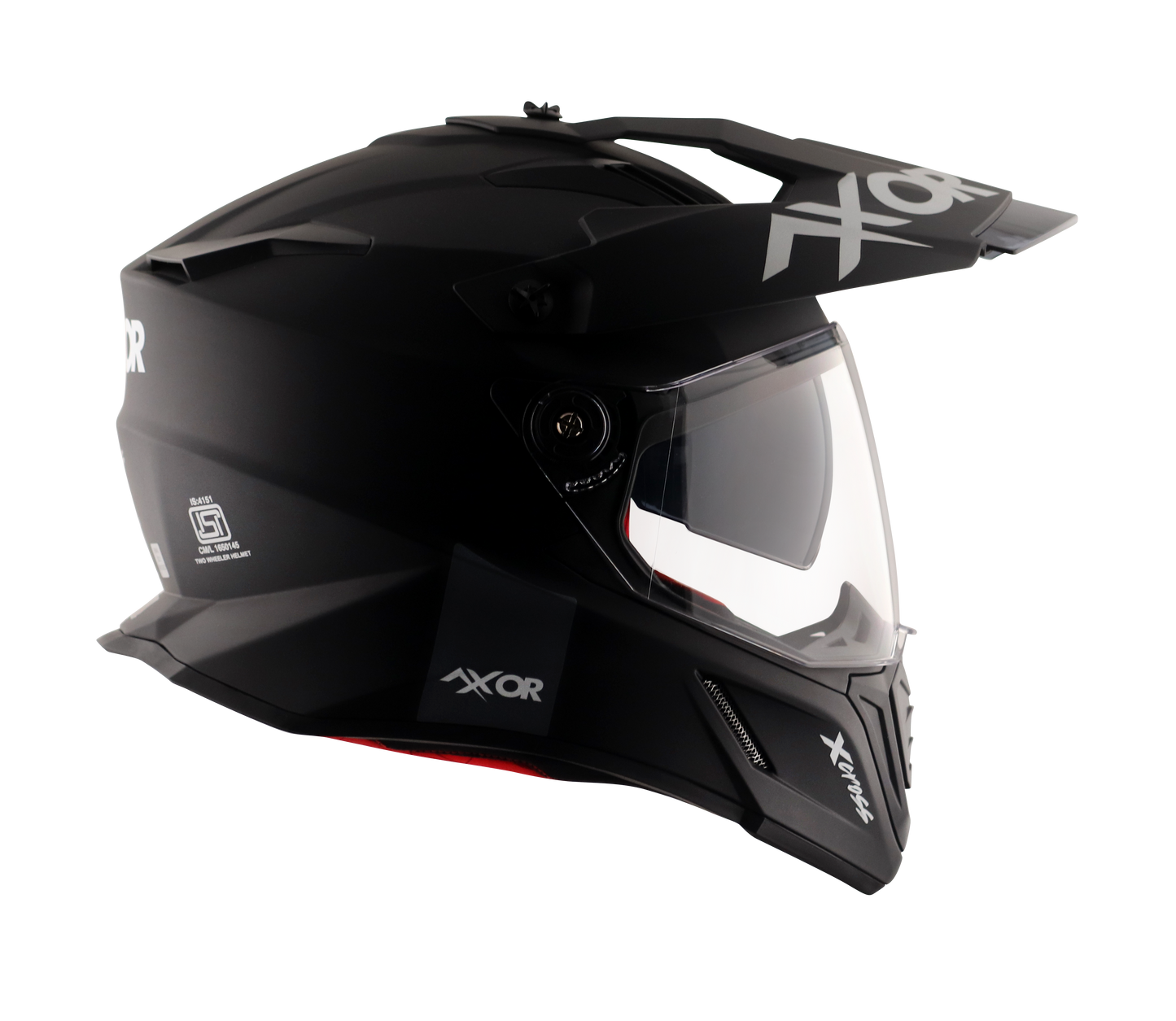 X-Cross DV Solid Black Red (Matt)
