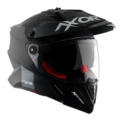 X-Cross DV Solid Black Red (Matt)
