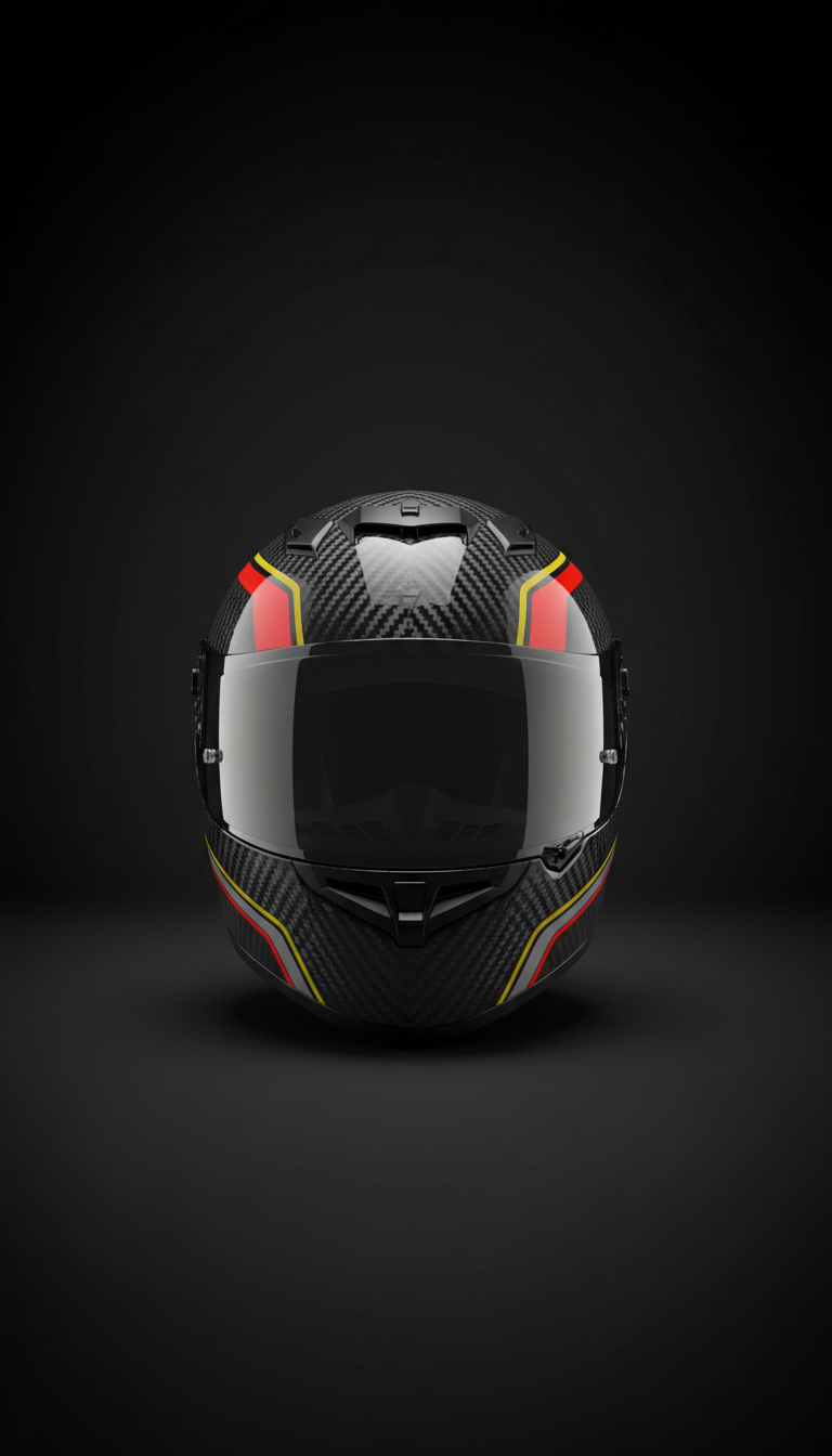 Carbon Fiber Full-Face Helmet